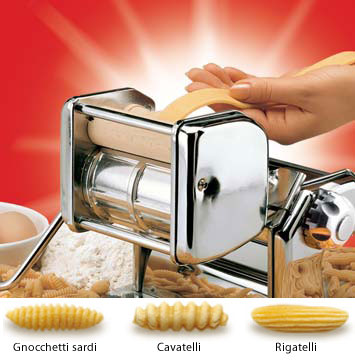 Atlas Pasta Machine with Pasta Cutter Set -  by  Kasbahouse.com a Belpasta Corporation Company